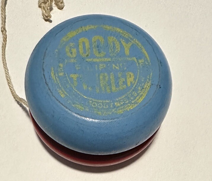 スポーツトイ・アクショントイ Goody Rainbow Filipino Twirler 149/2000 Vintage Red Blue Goody Filipino Twirler Wood Yo-Yo (24B1) | eBay