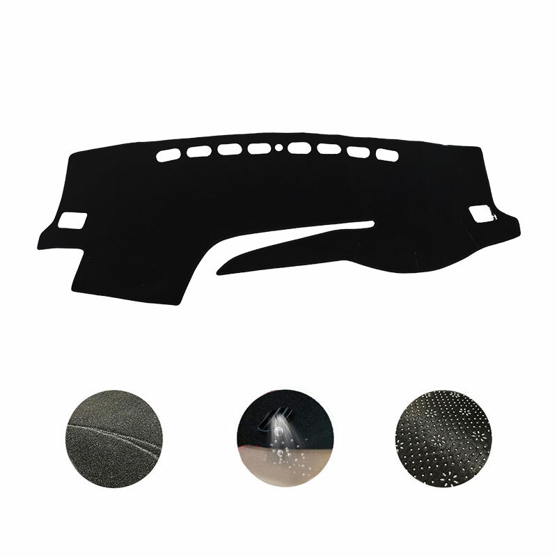 NON-SLIP BLACK DASH MAT FOR TOYOTA Kluger XU50 GX GXL GRANDE 1/2014 ...