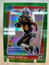 FRANK DARBY GREEN PRIZM Optic Preview 2021 Donruss RATED ROOKIE P-311 SP Falcons