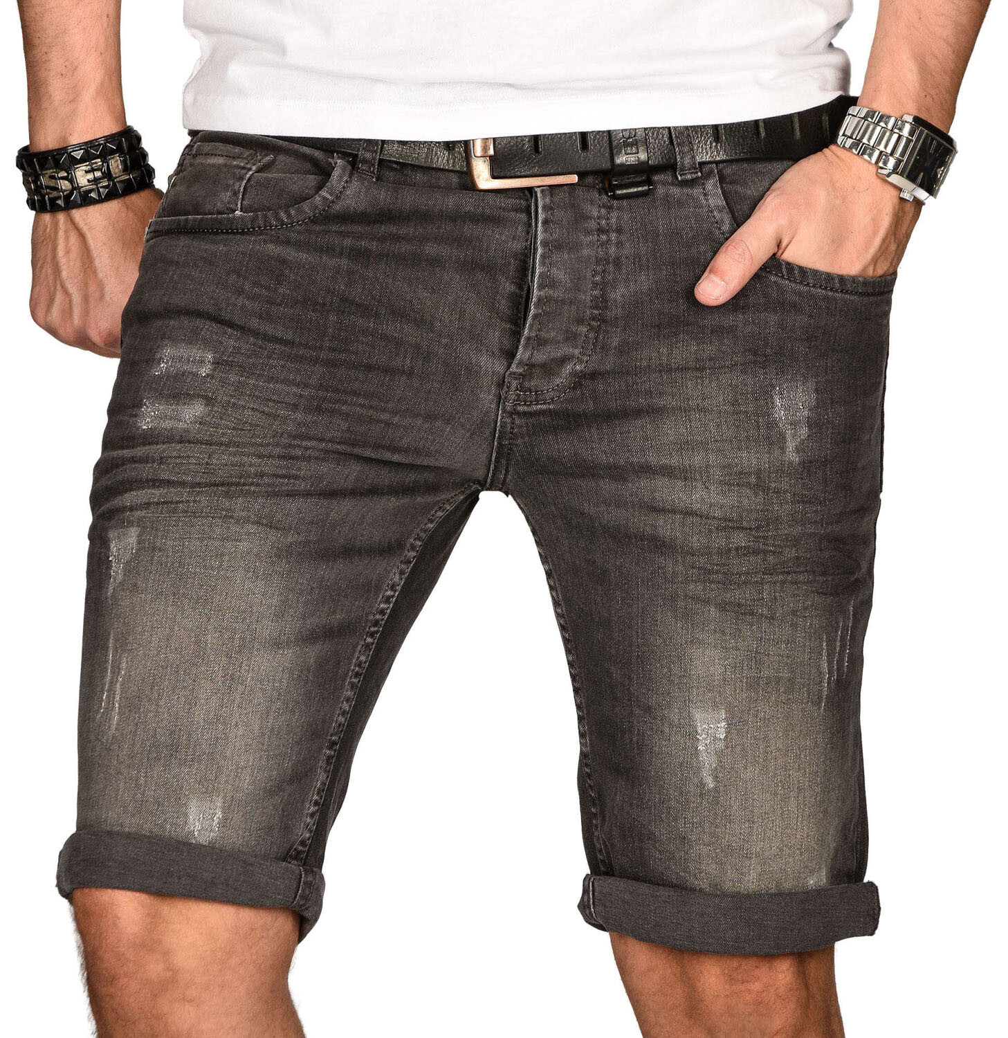 Pantalones cortos de verano A. Salvarini de diseño A. Salvarini Bermudas