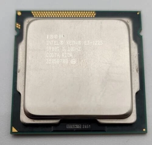 Processore Intel Xeon E3-1225v2 Quad-Core LGA1155 Con GPU HD4000 - Versione Tray (Senza Dissipatore) - Ricondizionato Funzionante - 4