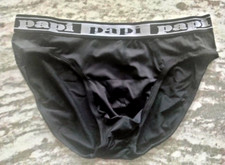 Papi Microfiber Bikini Brief or Hip Brief Underwear Medium Black MINT FREESHIP