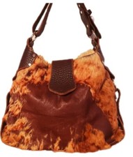 Tylie Malibu- Calf Hair Dist. Ltr Handbag- Rare**-nwot