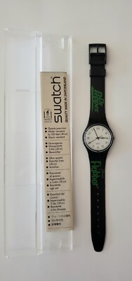 Vintage 90s Flubber and Dr. Pepper Disney Swatch Watch RARE  display picture 1