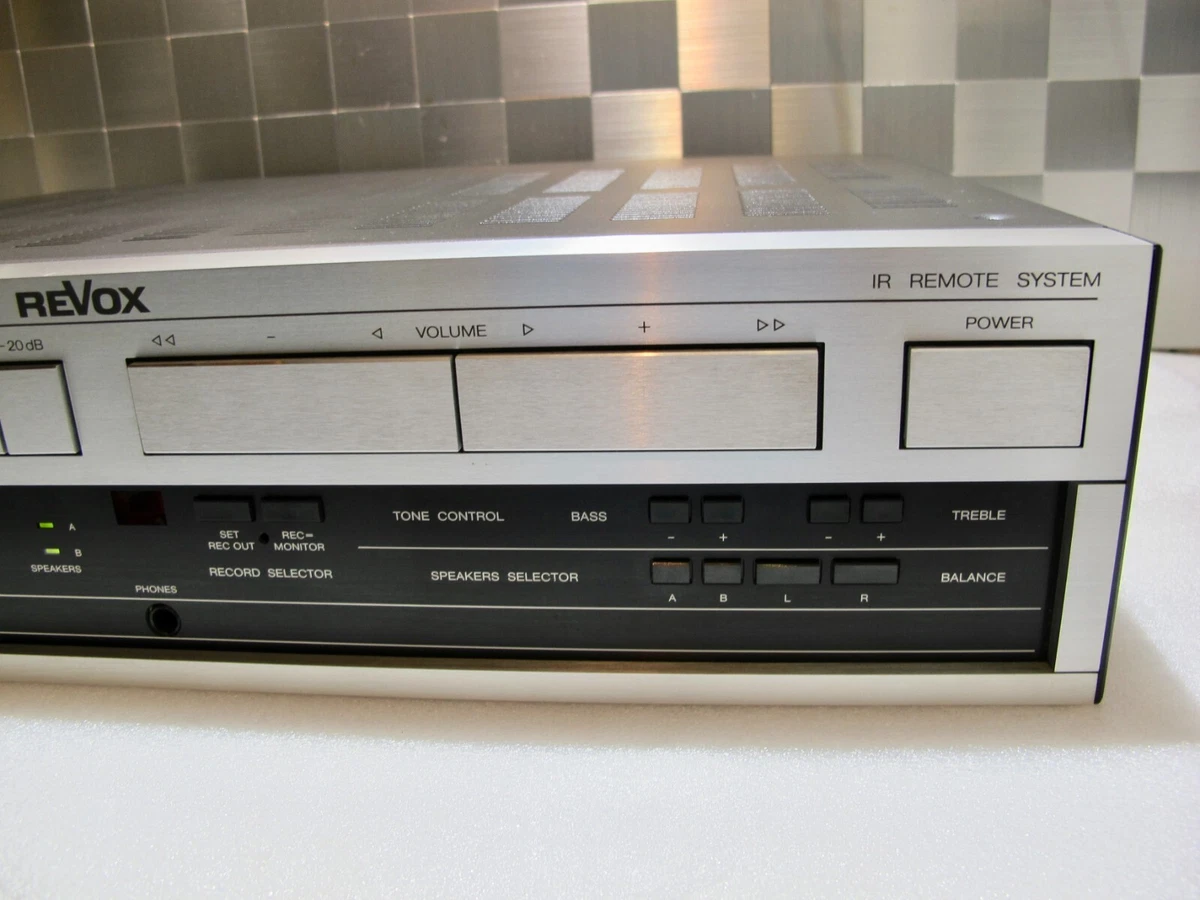Amplificador completo vintage Revox B-150 (B150) con Phono MM ¡Excelente!