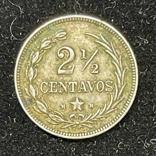 1888 Dominican 2-1/2 Centavos Coin Great Condition #2 High Value - Bild 2 von 4