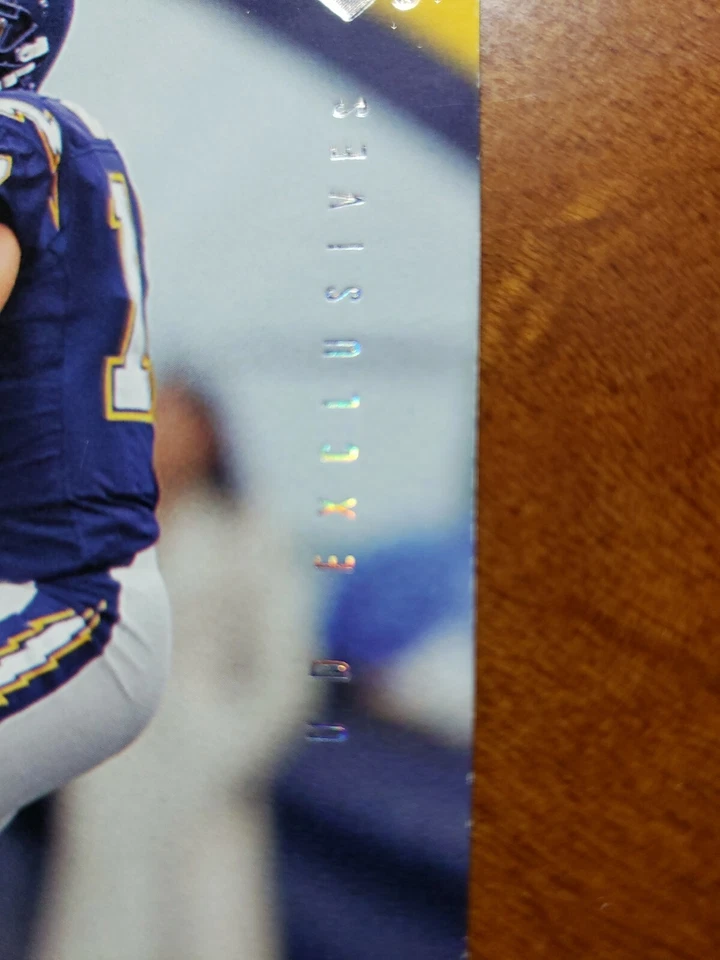 2006 UD Exclusives SILVER #158 Philip Rivers  #'d 32/50 San Diego Chargers RARE - Image 4 of 4