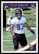 2018 Donruss Optic #130 Tyler Conklin RC Rookie Minnesota Vikings