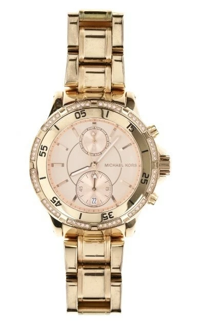 Michael Kors 133901 Orologio Donna ""Garrett"" Oro Rosa Tonificato Acciaio Inox