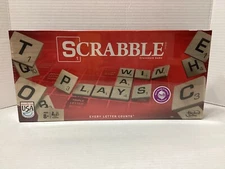 BRAND NEW Hasbro Scrabble Board Game SEALED Family Fun Night 2-4 Players Ages 8+