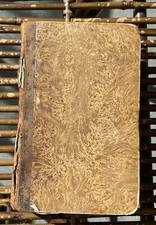 Handwritten French Book Manuscript Christinatity Over 600 Pages 1850