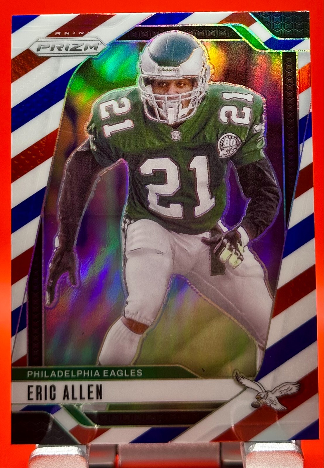 2024 Panini Prizm Red White & Blue Prizm Eric Allen #237