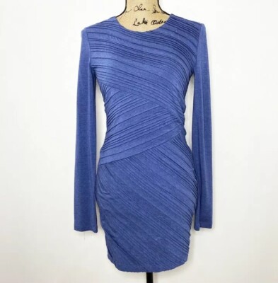 blue striped bodycon dress Striped Bodycon Dress