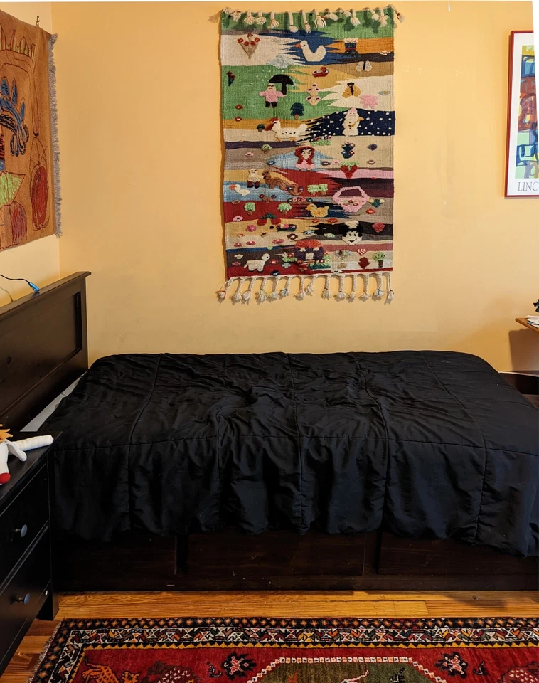 Hand Woven Natural Dye Folk Art Kilim from Turkey - Image 4 of 4