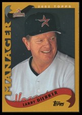 2002 Topps #286 Larry Dierker Houston Astros