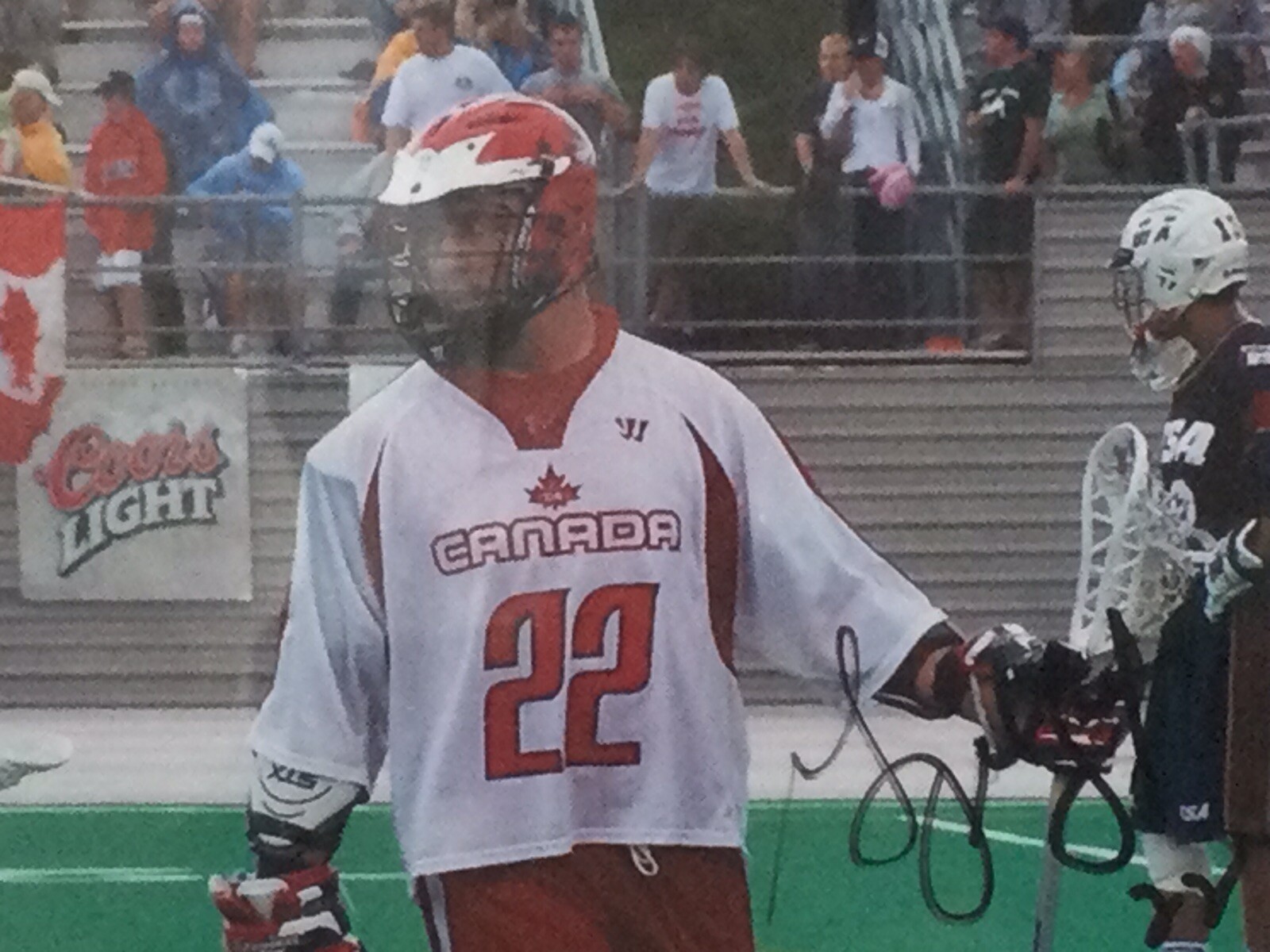 TEAM CANADA Lacrosse GARY GAIT HAND SIGNED 8X10 Photo, Framed [Syracuse