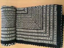 KANTHA QUILT BEDSPREAD COTTON HANDMADE VEGETABLE INDIAN BLANKET KING SIZE,CRAZY.