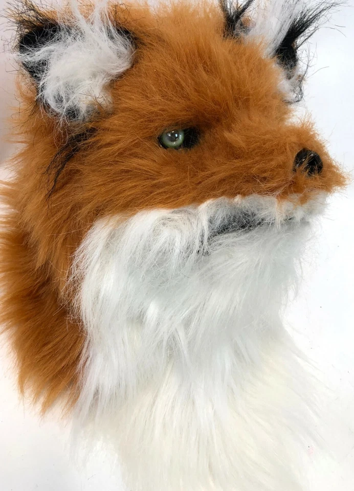 Molezu Estrella Zorro Máscara Movedor Boca Naranja Animal Vestido Elegante Halloween VENDEDOR DE EE. UU. Foto 3 de 4