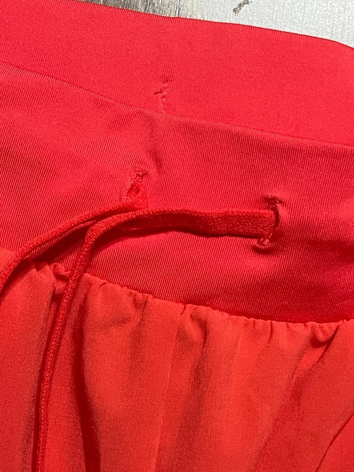 Pantalones AVIA, para mujer talla grande, rojo blanco negro, pantalones deportivos, cintura corbata Foto 4 de 4