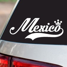 Mexico Sticker Country Pride all sizes chrome and regular vinyl colors