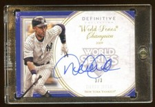 2017 TOPPS DEREK JETER AUTOGRAPH #D 3/3 WORLD SERIES CHAMPION AUTO RARE  HOF ?