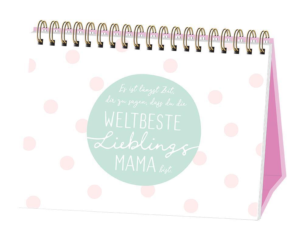 Thumbnail - Weltbeste Lieblingsmama | Spiralbuch Zum Aufstellen | Taschenbuch |