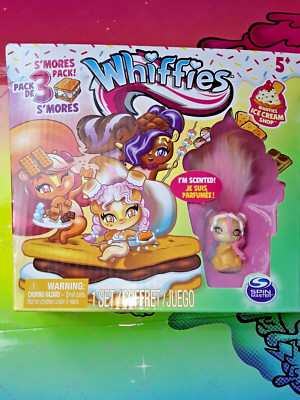 Whiffies S mores 3-Pack Animals Marnimellow WT Scented Plush Tails, LOL Scented