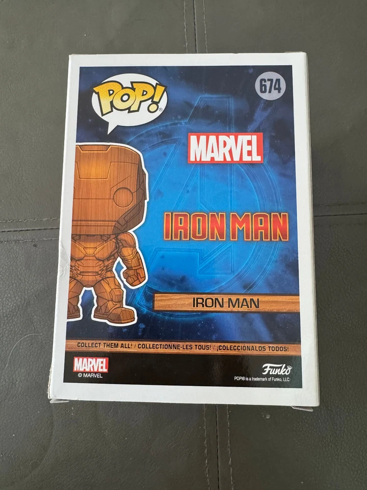 Funko Pop Iron Man Madera Deco Marvel Foto 3 de 3