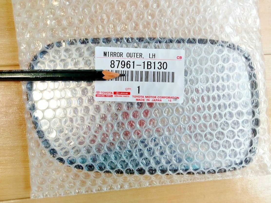 Toyota Genuine OEM 87961-1B130 LH Door Mirror Glass Supra JZA80