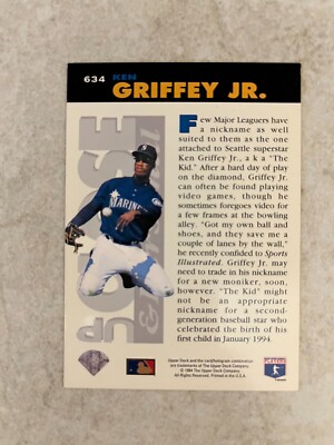 1994 Upper Deck Collector's Choice Up Close & Personal #634 Ken