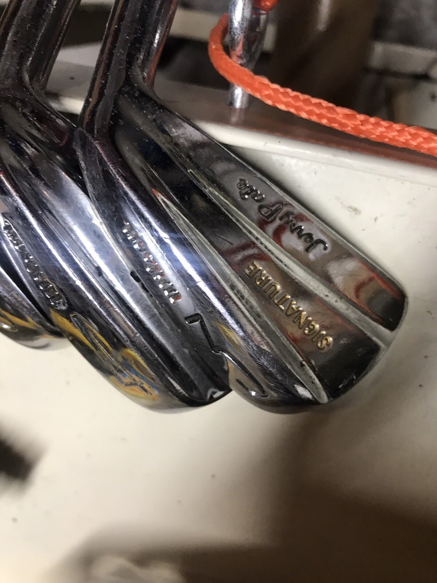 WILSON SIGNATURE JERRY PATE IRONS & WOODS 3,4 6-PW Driver And 3 