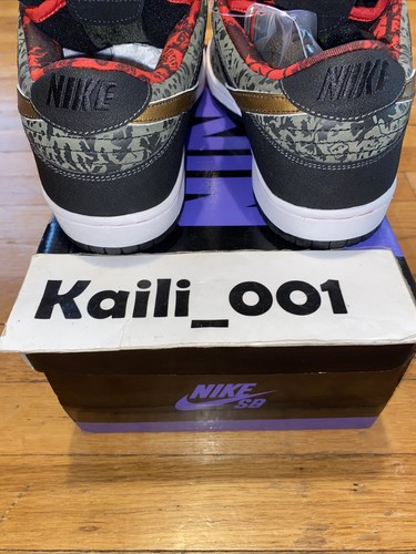 Nike Dunk Low Premium SB Size 11 SBTG Sabotage 313170-201 Supreme Royal Fam A - Picture 7 of 9