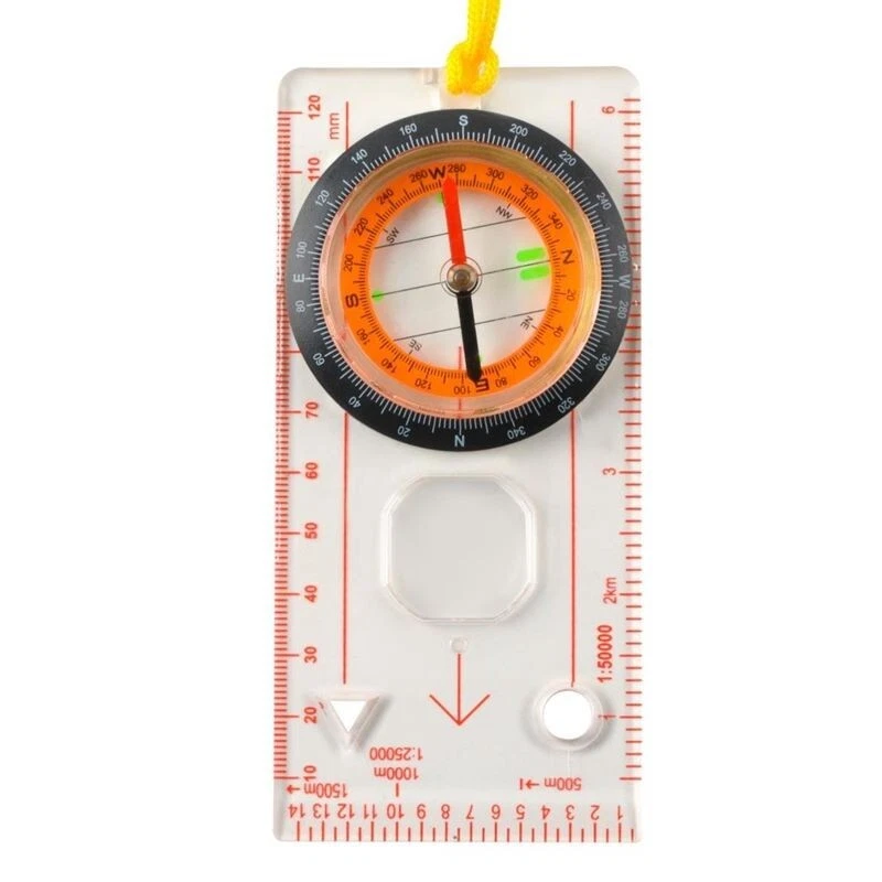 BUSSOLA MILITARE MILITARY COMPASS MFH MODELLO USA CORPO IN METALLO