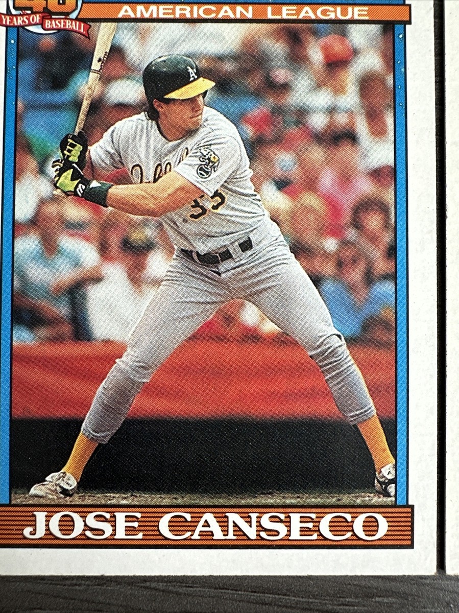 1991 Topps - All-Star #390 Jose Canseco **Error** | eBay