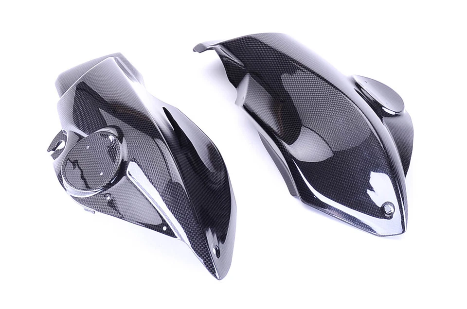 BMW K1200R K1200 R Air Ram conducto caja de aire cubiertas paneles carenados fibra de carbono Foto 4 de 4