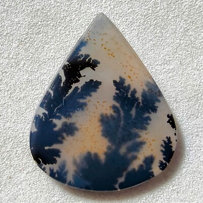 4.30 Cts Natural Shazar Dendritic Agate Cabochon Gemstone 18.4x15.1x2 MM