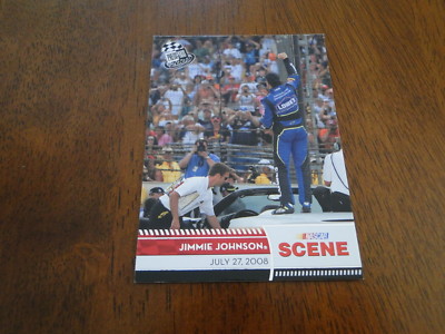 2009 Press Pass Jimmie Johnson Card #76
