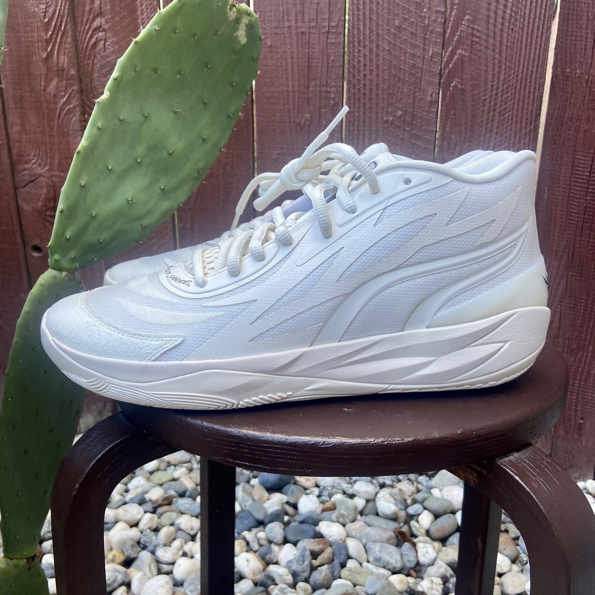 NEW Puma MB.02 Frosted Ivory Black Mid Lamelo Melo Ball 