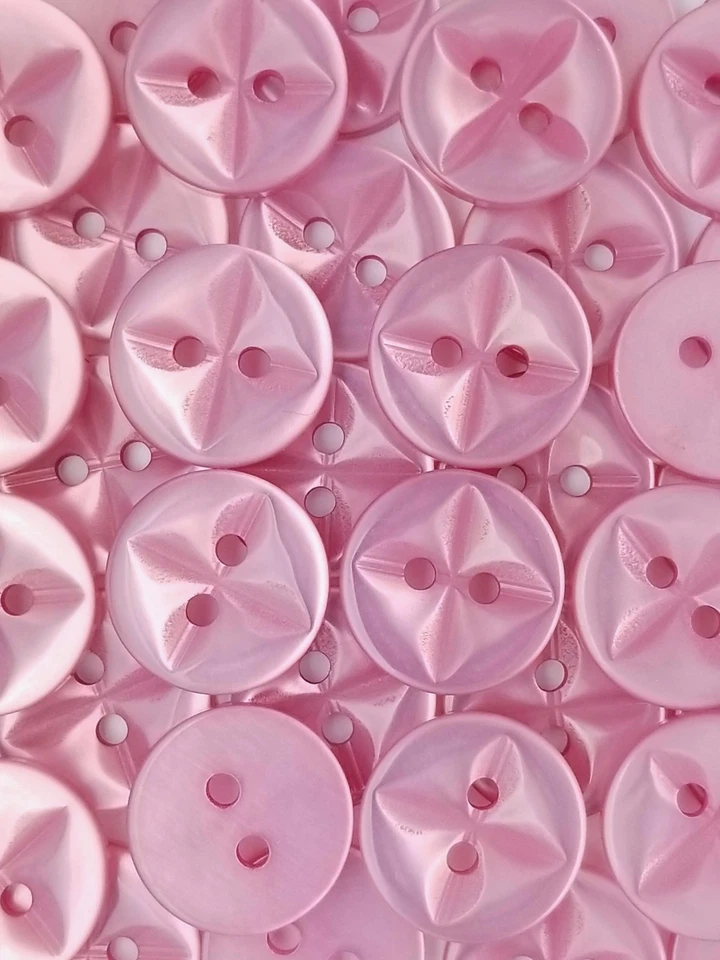 STAR BUTTON, SIZE 24L -5/8", SHINY FINISH, 144 PIECES, FREE SHIPPING USA - Image 3 of 4