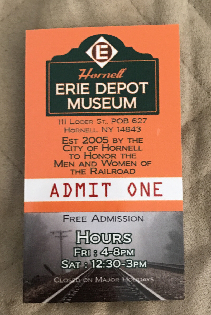 Hornell NY Erie Depot Museum 2019 Christmas Ornament NIB Erie Diesel