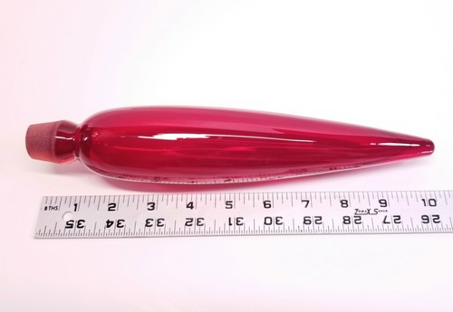 Blenko Regal Specialty Line 9-RE Ruby Red Decanter Historic Period Husted 1960 - Picture 8 of 18