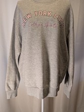 Women's grey New York Graphic Sweatshirt by Eight2Nine. Size L