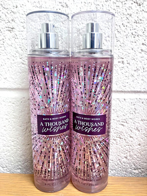 Bath & Body Works A THOUSAND WISHES Fine Fragrance Mist Spray Brand New (QTY 2)