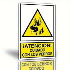 Beware of Dog Warning Caution Tin Metal Signs Home D cor 8x12