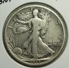1917 S Walking Liberty Half Obverse VF