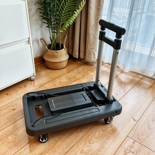 75/100kg Folding Flatbed Trolley Platform Hand Sack Truck Heavy Duty Carry Tool