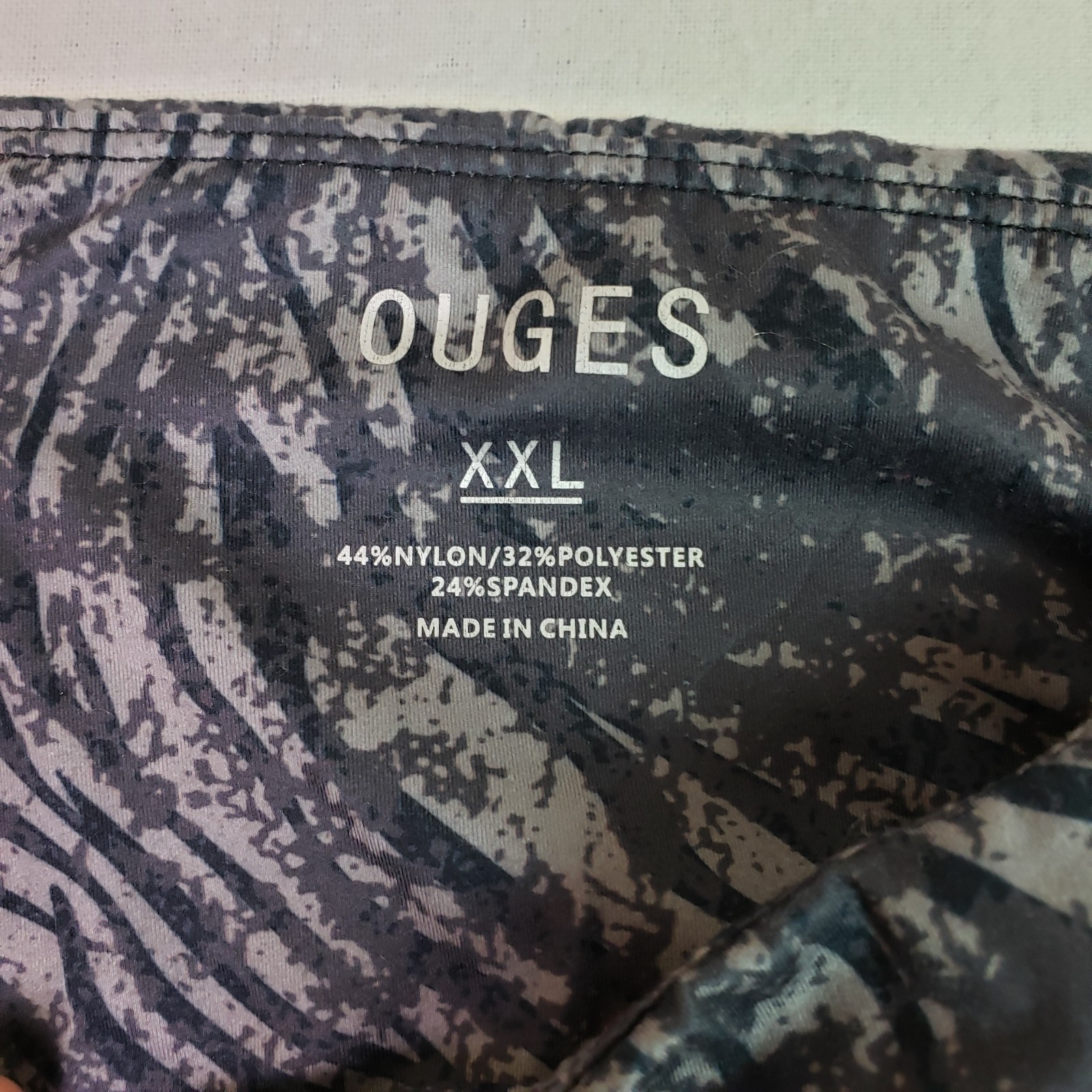 Ouges Womens Size XXL Black Gray Pattern Casual W… - image 4