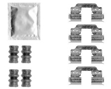 HELLA Zubehörsatz, Scheibenbremsbelag Hinten für Fahrzeuge mit AMG-Sportpaket