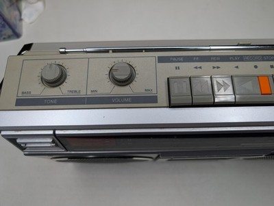 Panasonic RX-4920 Boom Box Portable Cassette Player Radio Tested