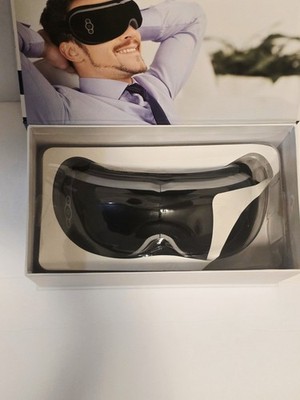 brookstone heating and vibrating eye massager Brookstone EYE MASSAGER Heating Vibrating Massaging New in Box main image 1